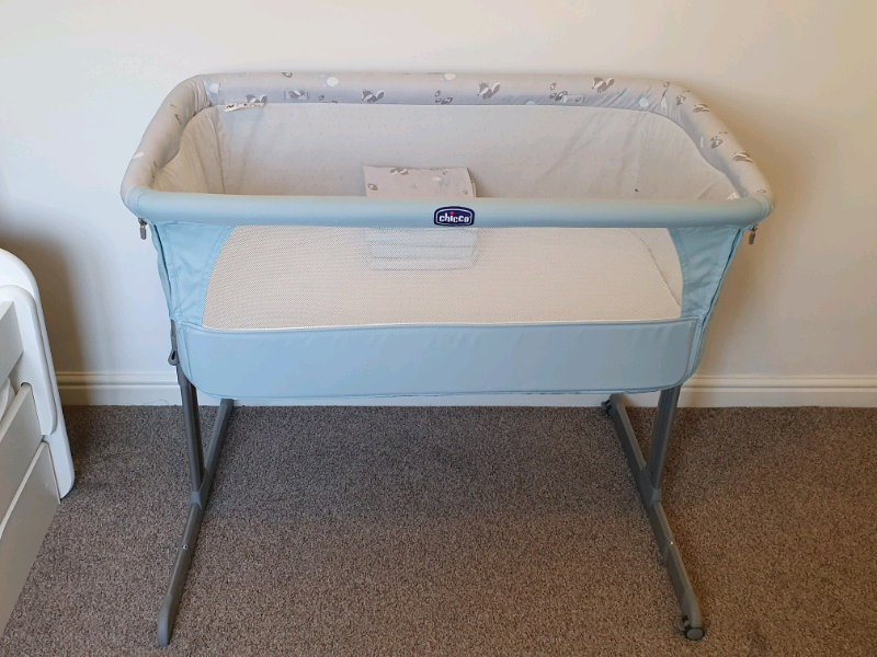 blue next to me crib